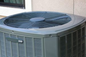 New air conditioning unit at a house in The Villages, Florida