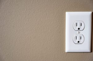 Ungrounded electrical outlet at a house in The Villages, Florida