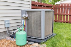 Air conditioning repair at a house in Ocala, Florida
